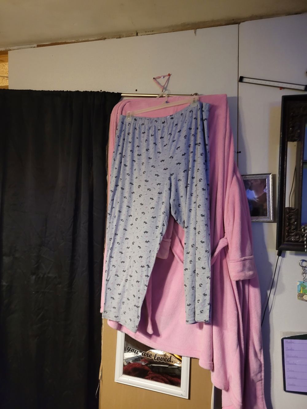 Cozy Gray Printed Women’s Pajama Pants - Light Gray